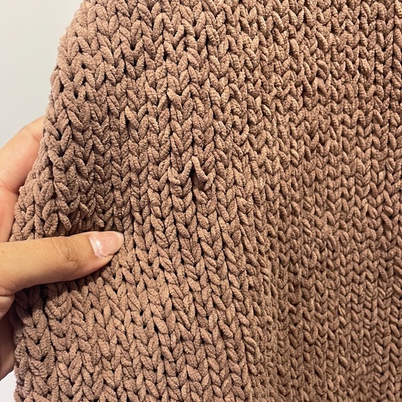 Pinkblush // Mocha Oversized Bubble Sleeve Cardigan - Picture 8 of 8